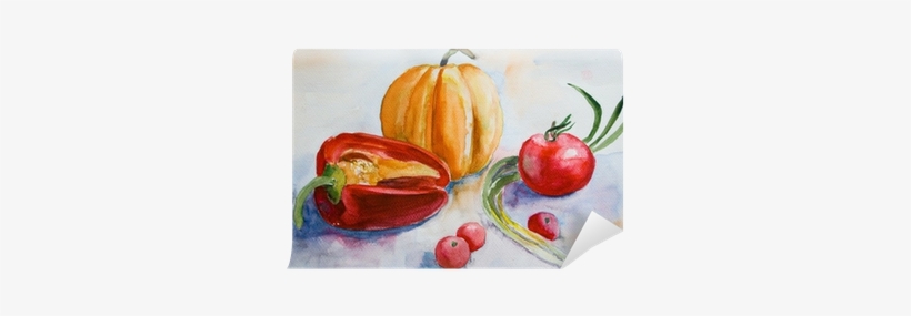Watercolor Vegetables, transparent png