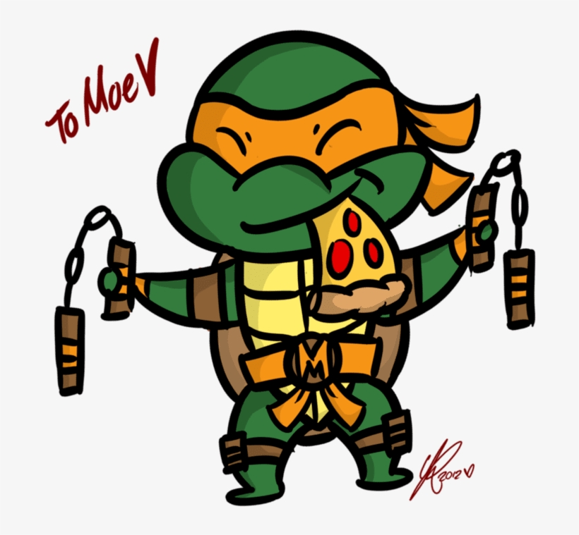 Teenage Mutant Ninja Turtles, Us Man, American Comics, - Michelangelo Ninja Turtle Cartoon, transparent png