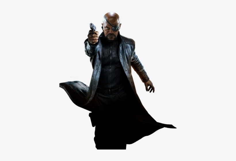 Nick Fury Samuel L Jackson Full Body - Nick Fury Avengers Png, transparent png