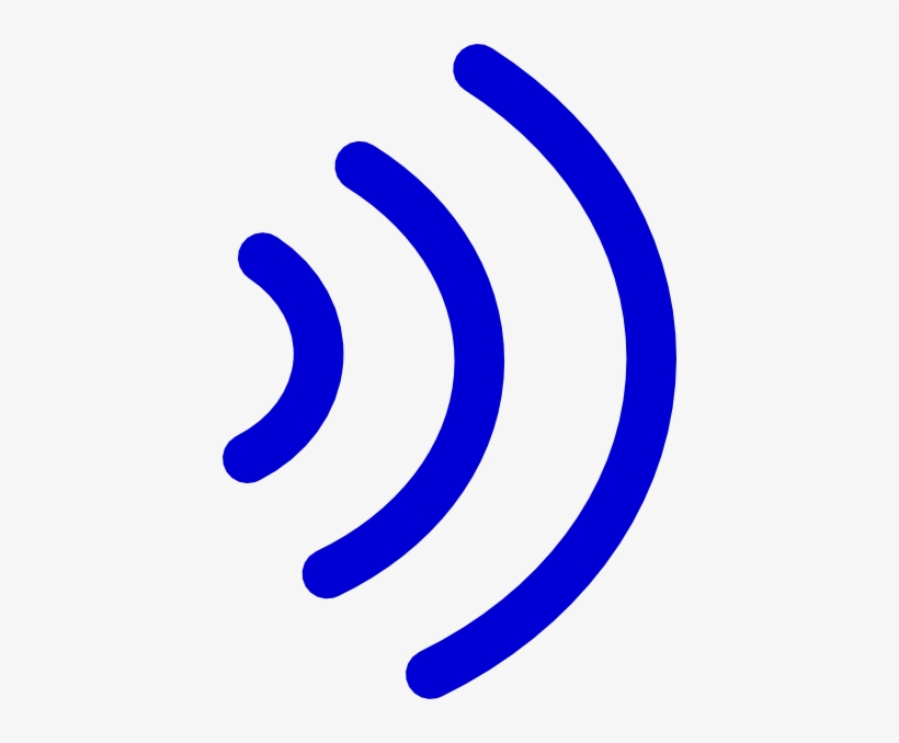 Sound Waves Clipart Png - Nfc Waves, transparent png
