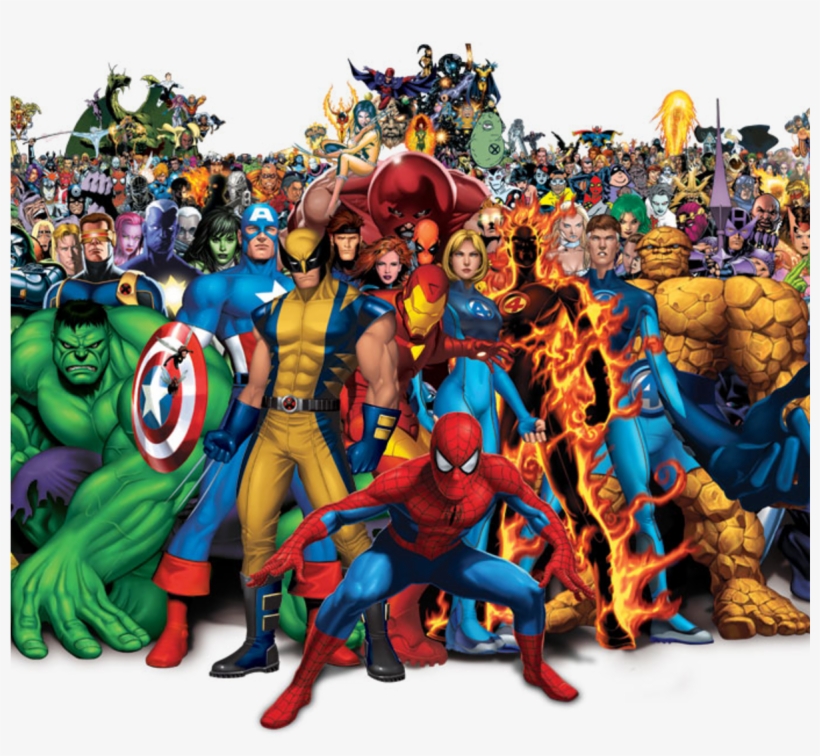 Epic Behind The Scenes Clip From Marvel's Massive Universe - Marvel Characters, transparent png