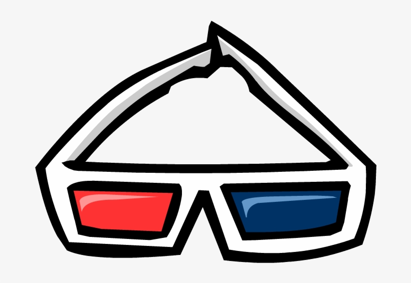 3dglasses - Club Penguin 3d Glasses, transparent png