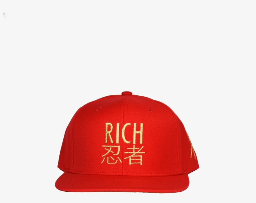 Rich Symbol Snapback Red, transparent png