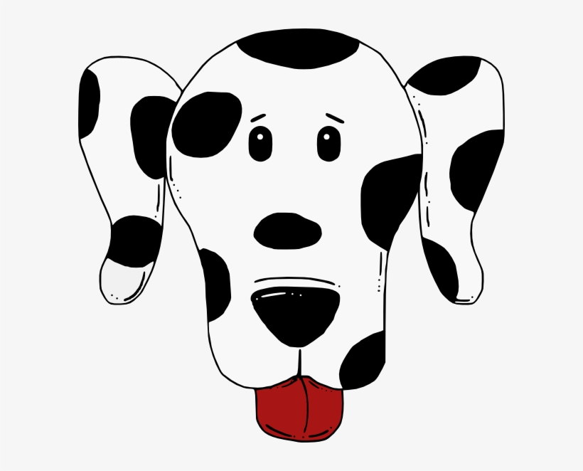 How To Set Use Cartoon Dalmatian Head Svg Vector, transparent png