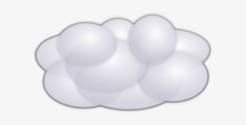 White Cloud Large Clipart - Clip Art, transparent png