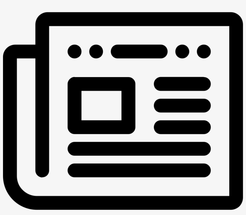 Png File Svg - Newspaper, transparent png