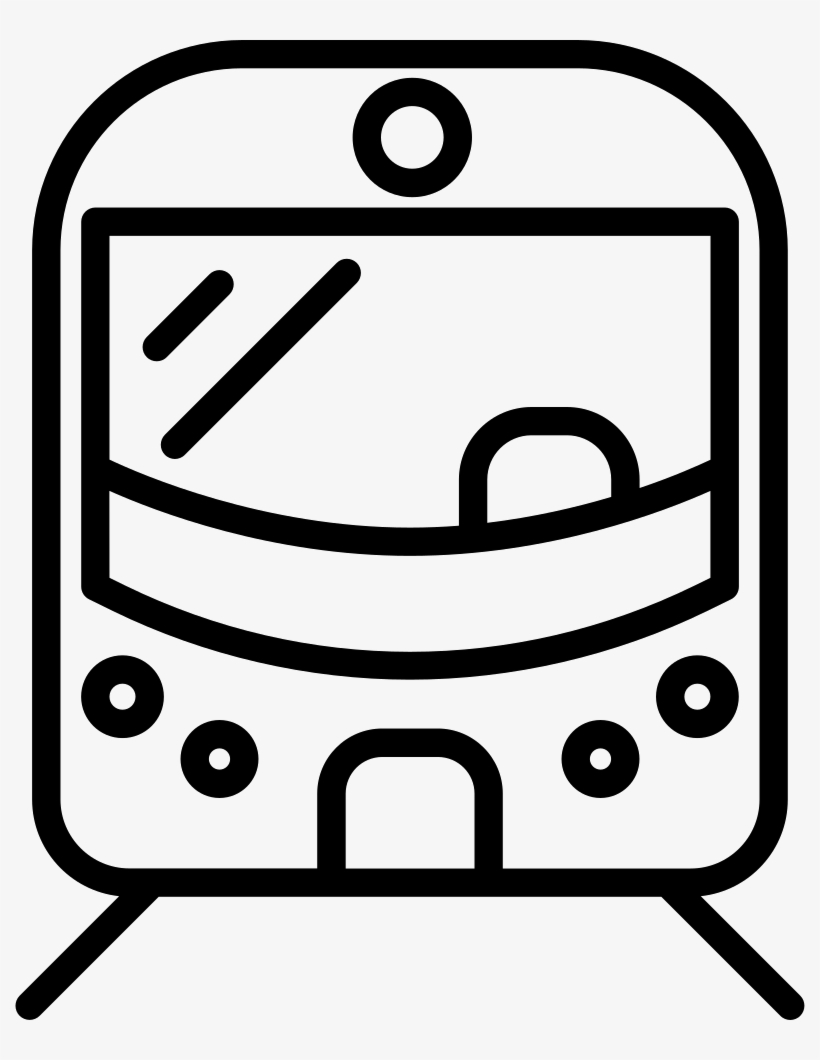 Tube Train Front View Comments - Front Of Tube Train, transparent png