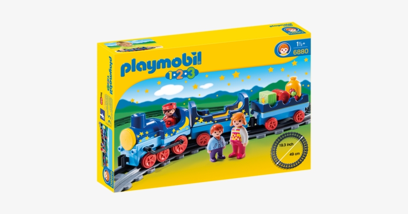 Playmobil 6880 Night Train With Track, transparent png