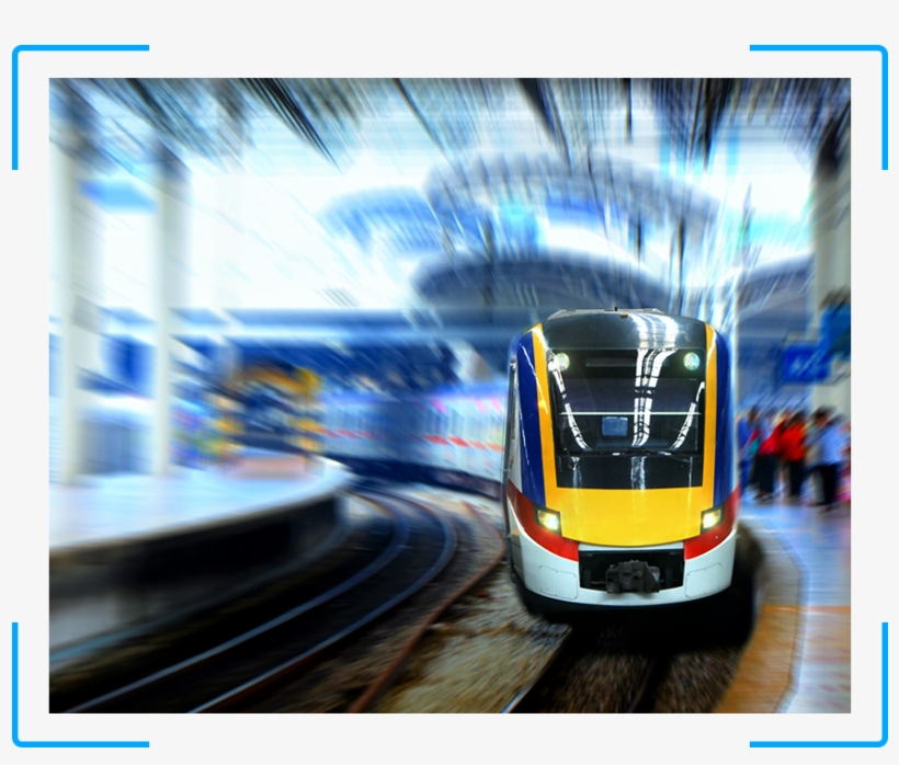 Front Of Oncoming Moving High Speed Train - Train, transparent png