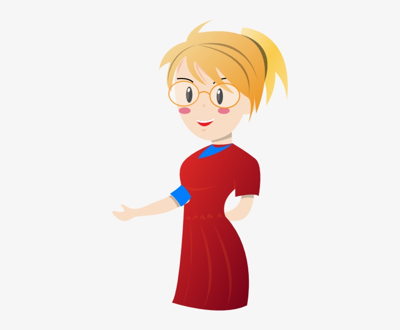 English Woman Teacher - Clip Art Teacher Png, transparent png