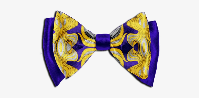 The Louis Customized For Client Bowties By Joe Avery - Royal Blue And Gold Bow Tie, transparent png