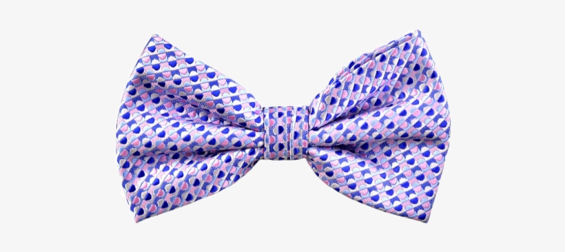 Printed Billy Bow Tie In Lavender Rose - Polka Dot, transparent png