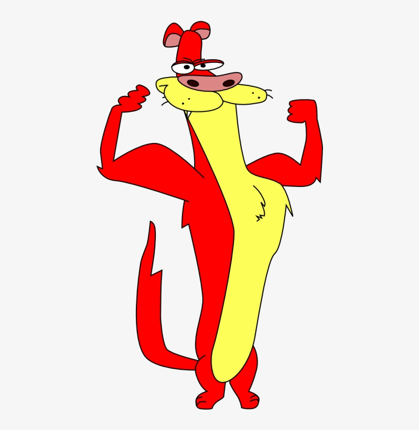 Weasel Cartoon, transparent png