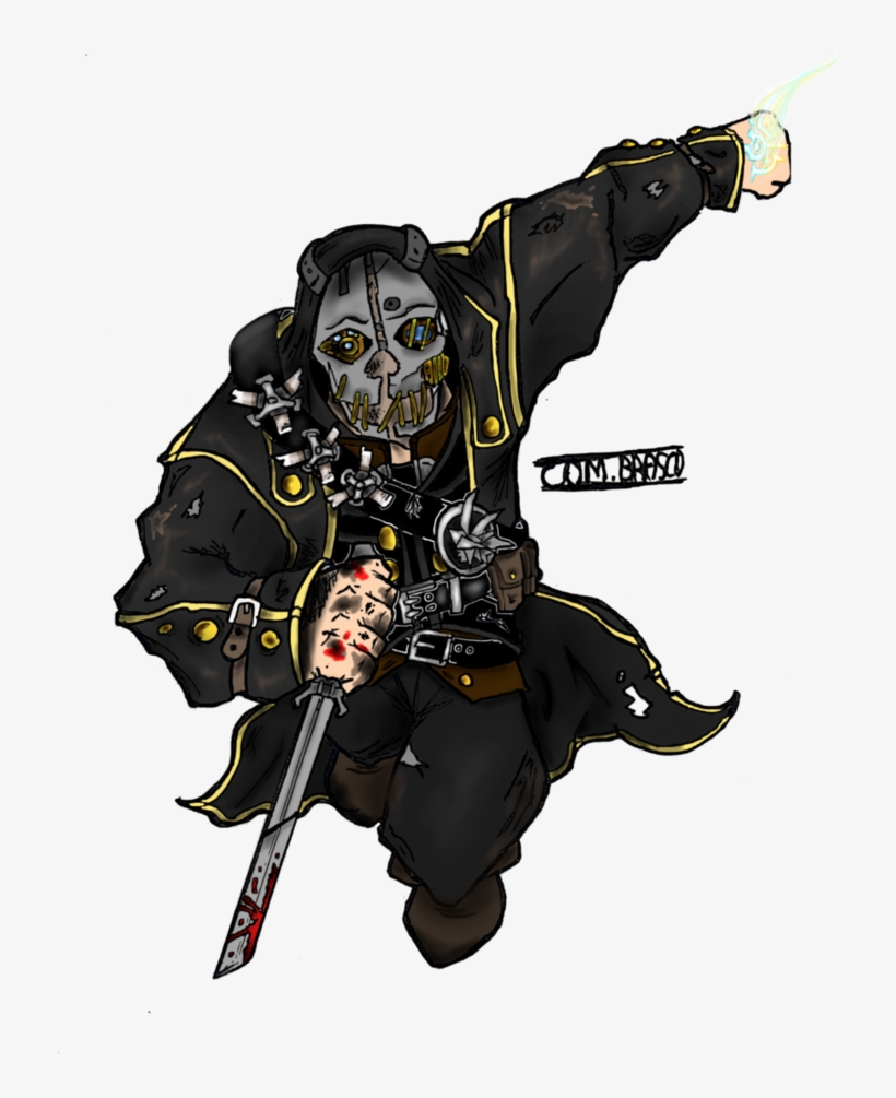 Dishonored Png Transparent Image - Dishonored 2 Corvo Cartoon, transparent png