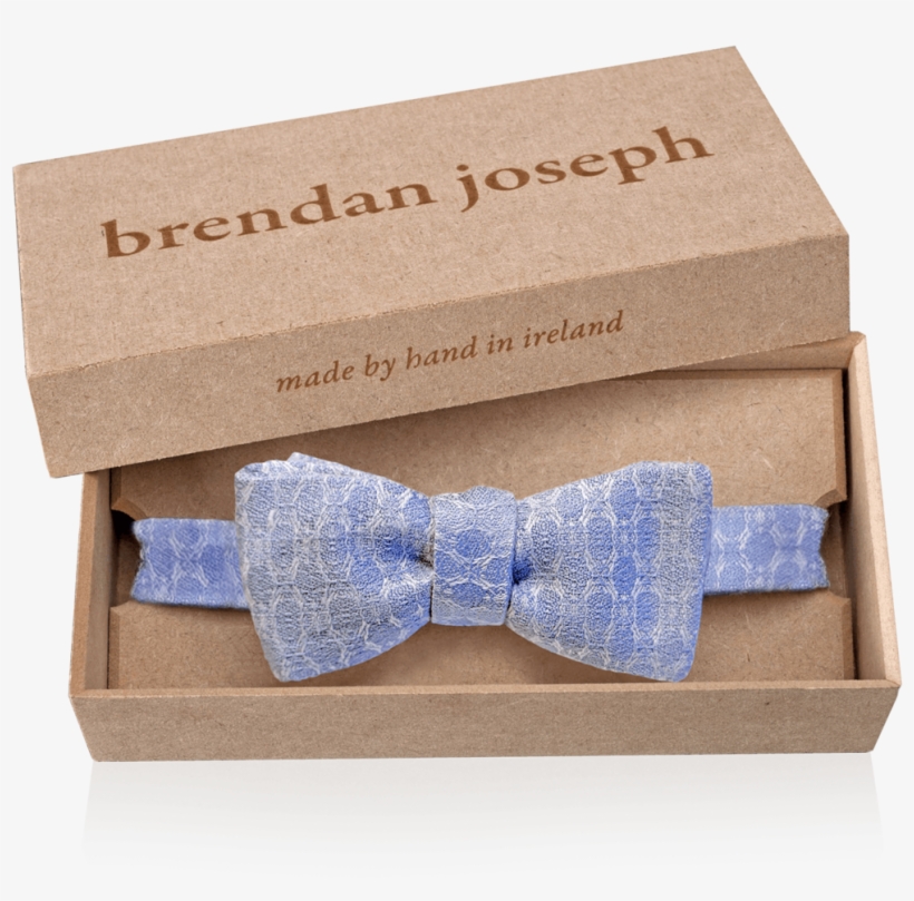 Light Blue Handmade Linen And Silk Self-tie Bow Tie, transparent png