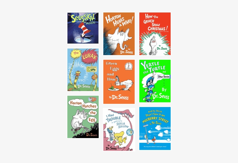 Dr Seuss Books, transparent png