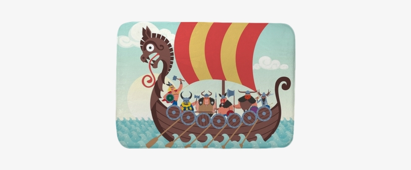 Cartoon Vikings, transparent png