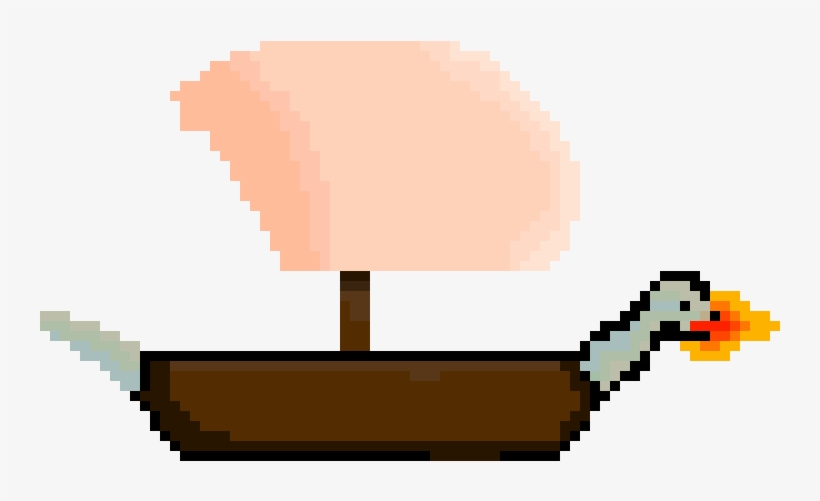 Viking Ship - Viking Ship Pixel, transparent png