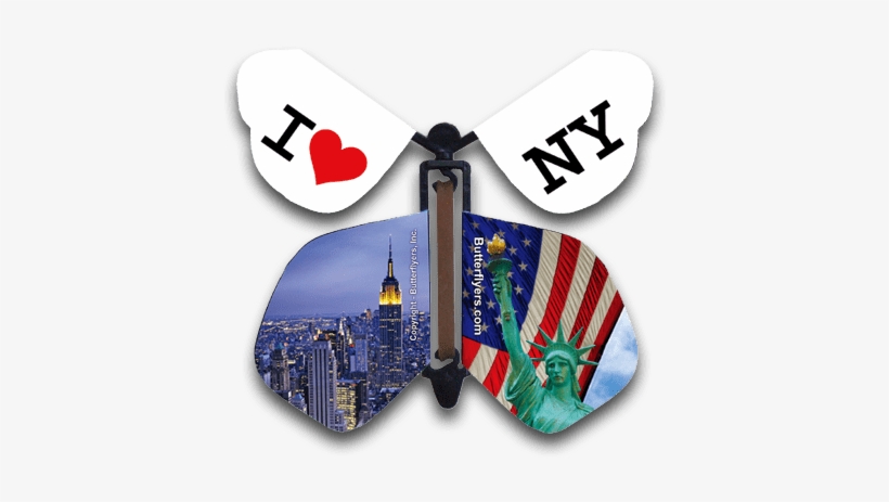 I Love New York Magic Flying Butterfly - I Love New York, transparent png