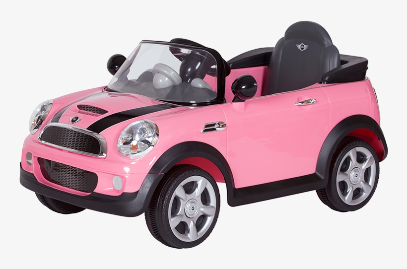 Rollplay Mini Cooper 6v Battery Powered Car, Yellow, transparent png