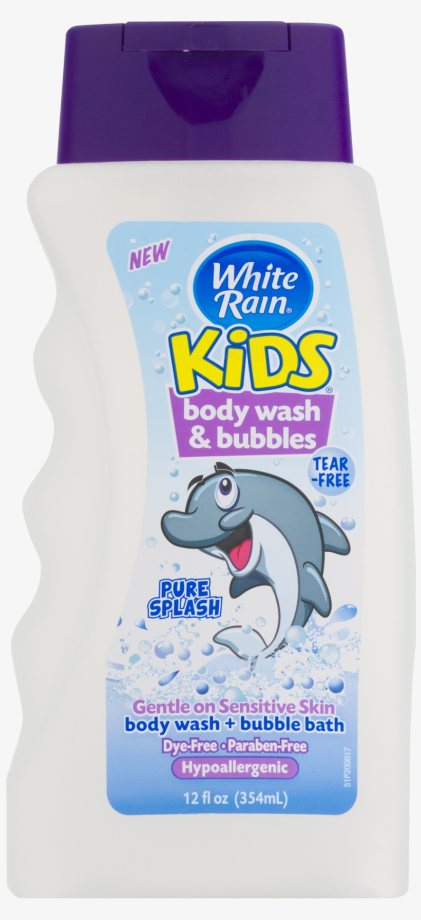 White Rain Kids Pure Splash Body Wash, transparent png