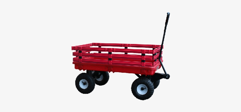 Wagon Png Image Background - Millside Industries 04795 20 In. X 38 In. Red Plastic, transparent png