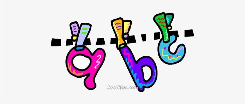 Abc Clothes Line Royalty Free Vector Clip Art Illustration - Alphabet Paragraph, transparent png