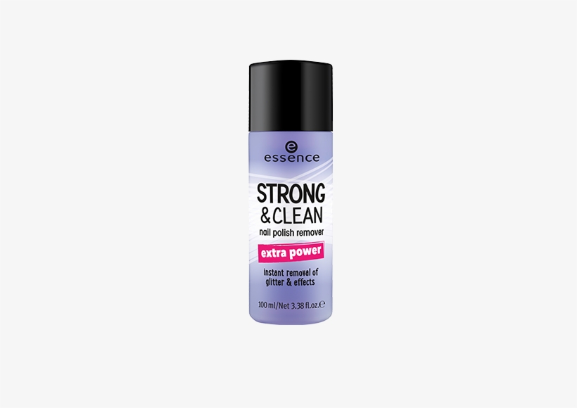 Essence Strong & Clean Nail Polish Remover 02, transparent png