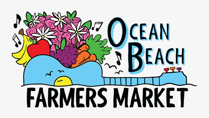 Farmers Market Logo With Transparent Background - Ocean Beach, transparent png