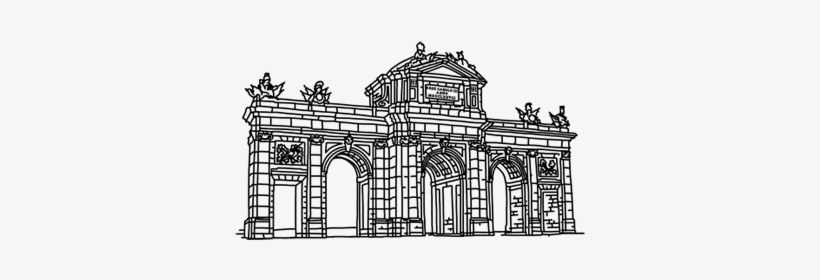 Vinilo Decorativo Puerta De Alcalá, De Madrid En España - Puerta De Alcalá, transparent png