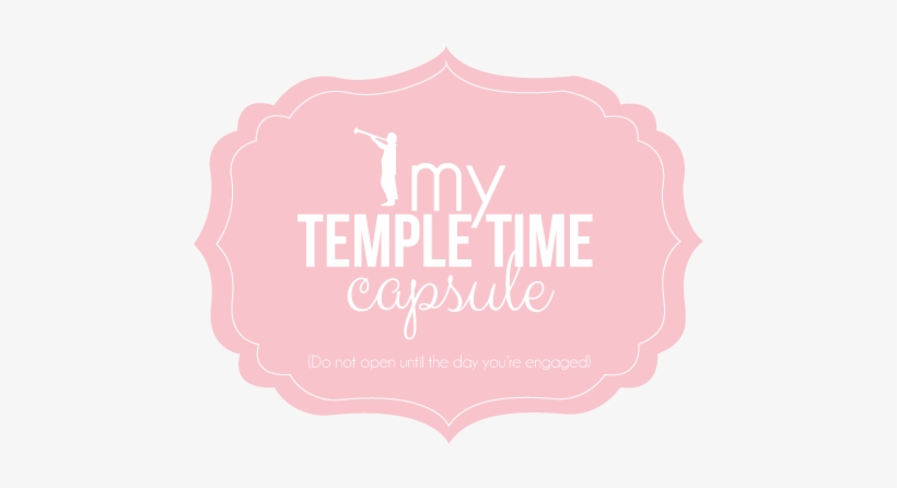 Temple Time Capsule Cover Download Here - Young Women Wedding Timecapsule, transparent png