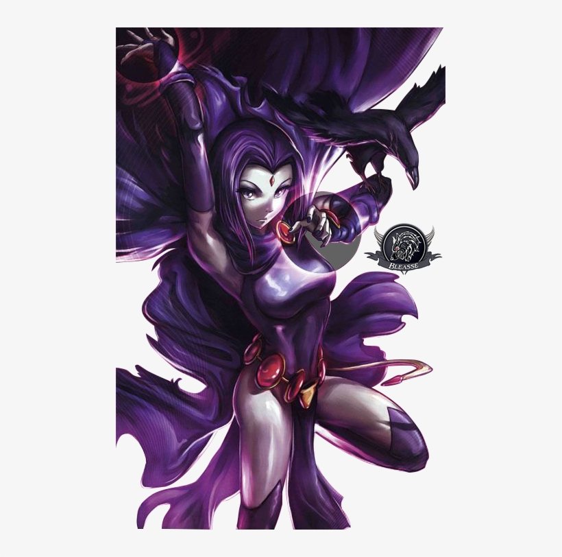Most Underrated Dc Female Character - Raven Teen Titans Artwork, transparent png