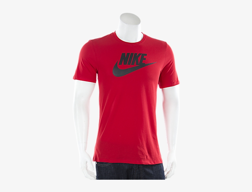 Nike Futura Icon T Shirt University Red - Men's Nike Futura Icon T Shirt, transparent png