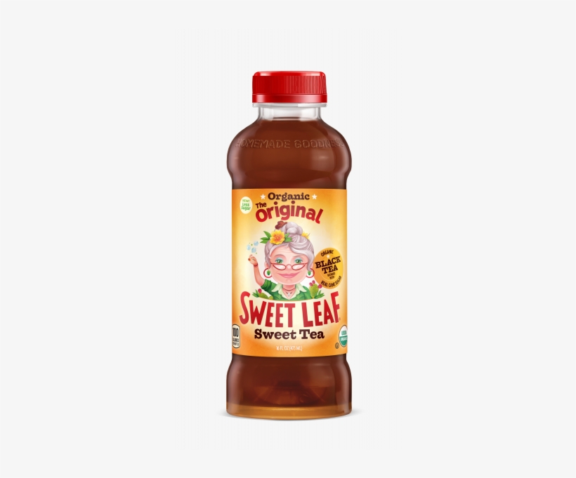 Sweet Leaf Organic The Original Sweet Tea 16 Oz Plastic - Tea, transparent png