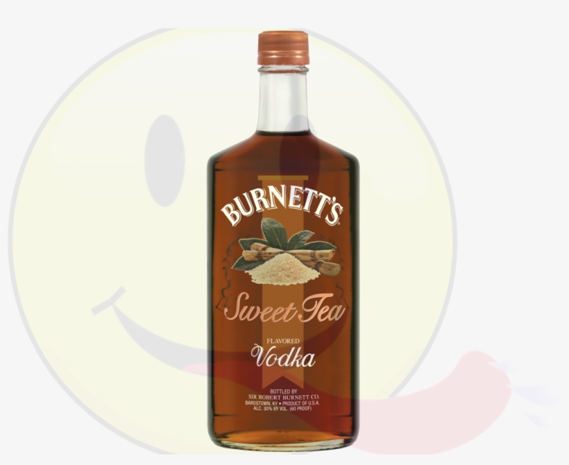 Burnett's Sweet Tea Vodka - 1 L Bottle, transparent png