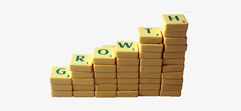 Scrabble Growth No Bg - Business, transparent png