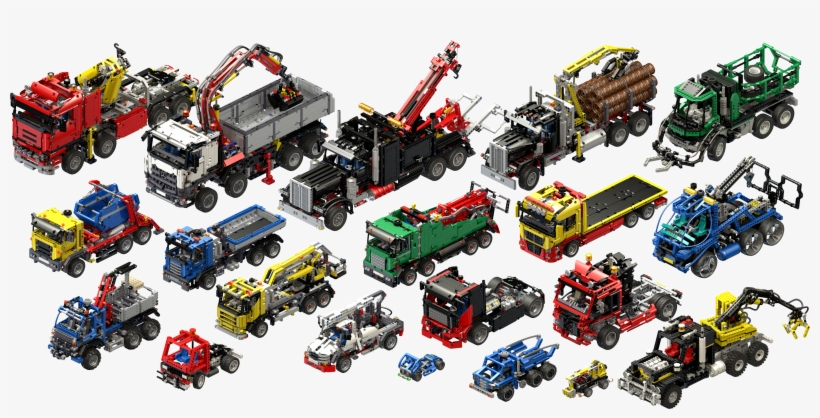 "big Rigs" Are Also Known In The Usa As "semi Trucks" - Lego 42008 Vs 42043, transparent png