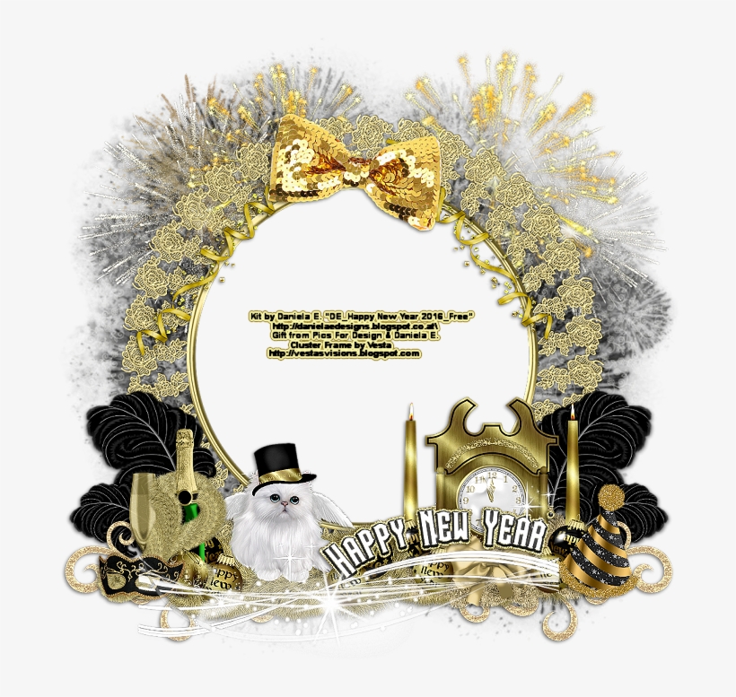 New Year 2015 Png Download - New Year Frames Png, transparent png