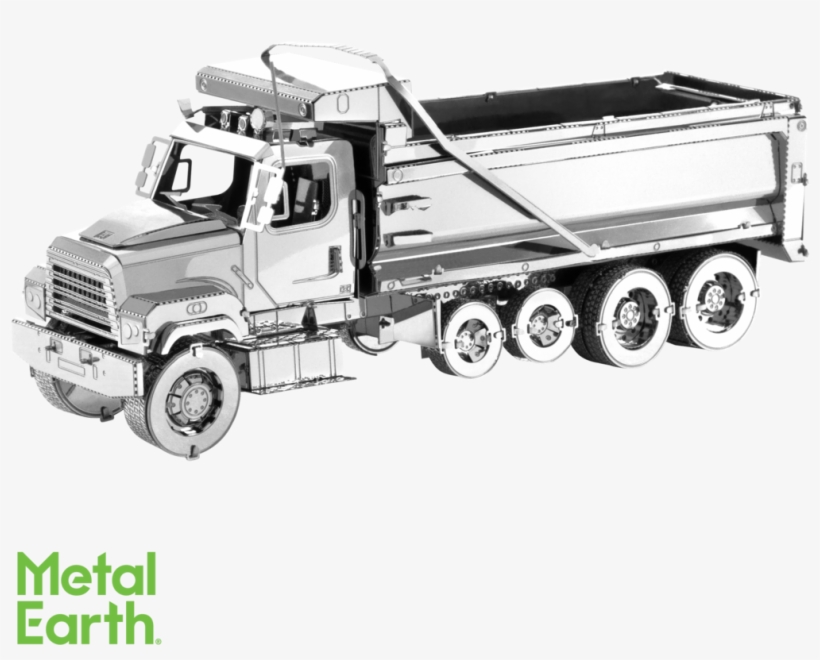 Metal Earth 3d Laser Cut Model Kit Freightliners - Metal Earth Dump Truck, transparent png