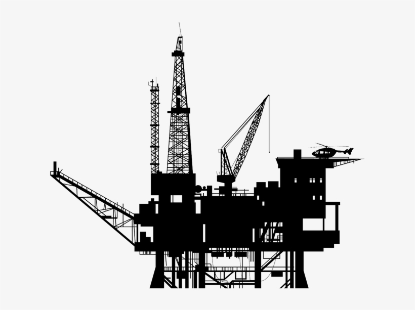 Oil Png Image Industrial With Background - Oil Rig Vector, transparent png