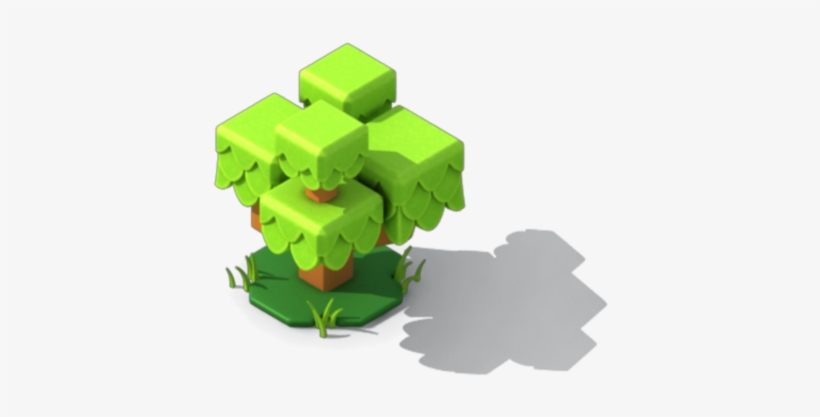 Little Block Tree - Tree, transparent png
