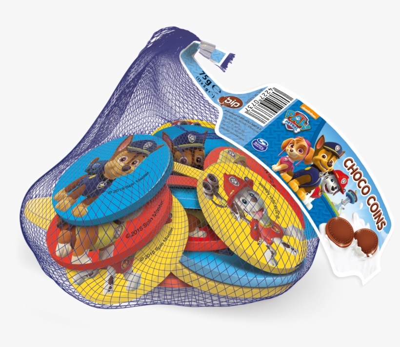 Paw Patrol Chocolate Coins, transparent png