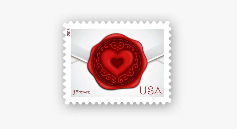 Love Stamp - Valentines Day Stamp, transparent png