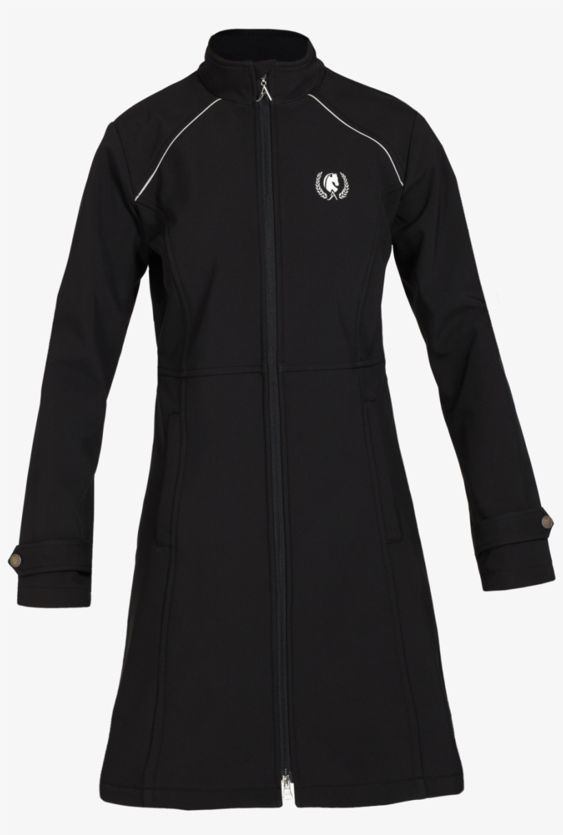 Arista Weatherproof Long Coat Black, transparent png