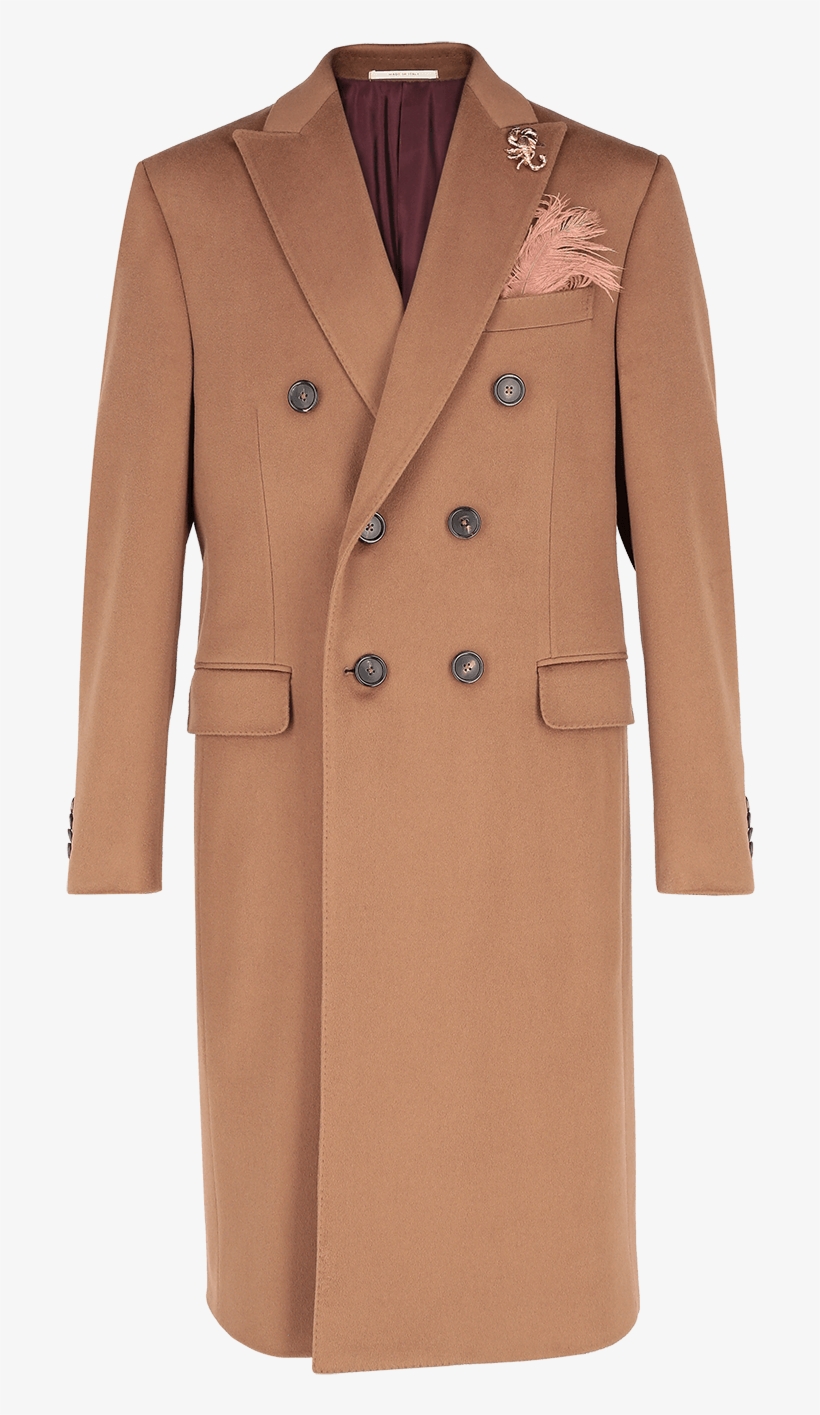 Camel 590 Gr Wool Coat - Mens Cashmere Coat, transparent png