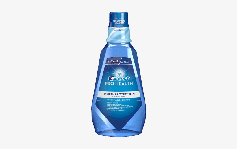 Crest Pro-health Multi-protection Mouthwash, Refreshing, transparent png