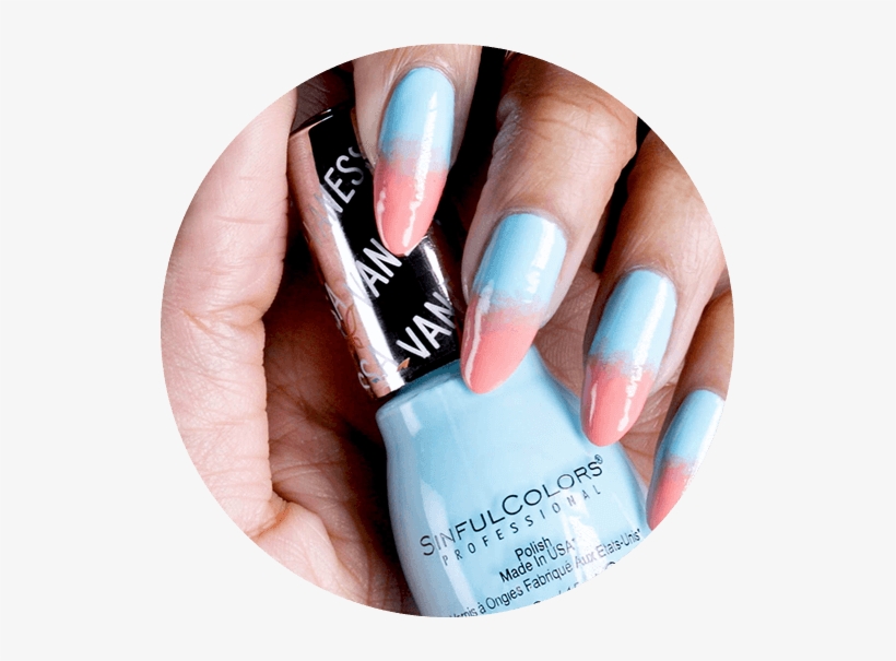 Sunrise Ombré - Nail Polish, transparent png