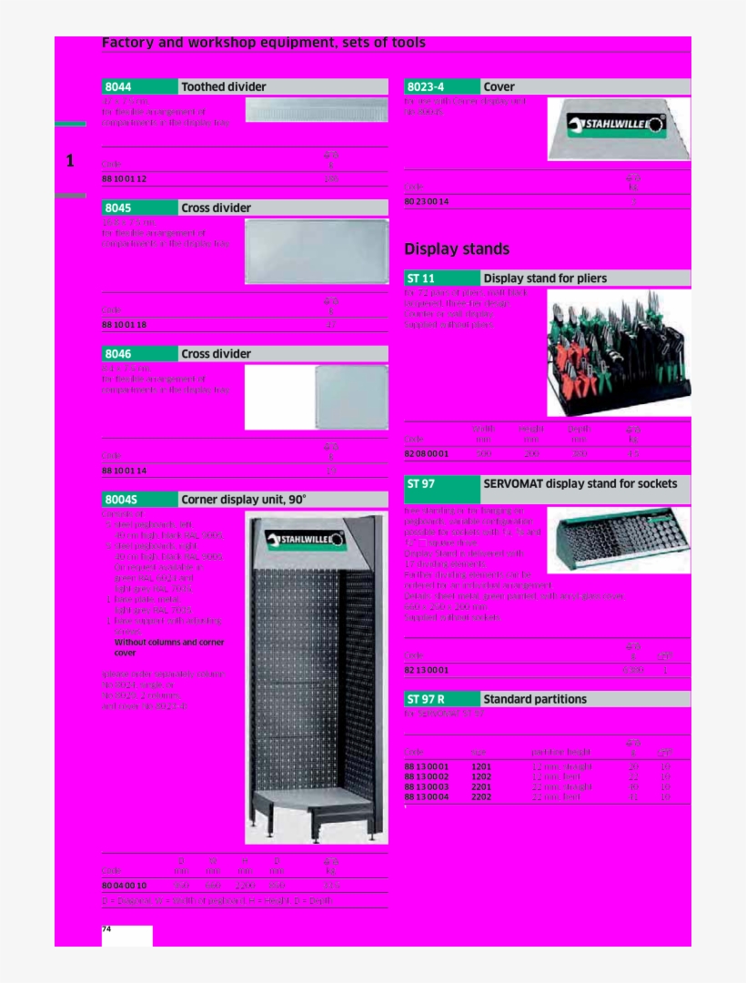 Stahlwille Sell Sstaender Fuer Zangen, No St 11, Bmm, transparent png