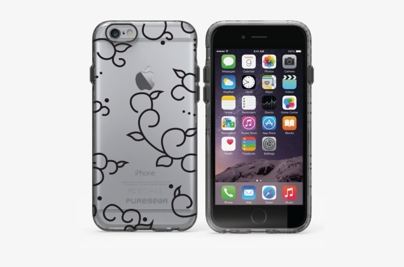 Puregear Apple Iphone 6/6s Slim Shell Cover With Pattern - Otterbox Symmetry Series Apple Iphone 6 Plus Cover, transparent png