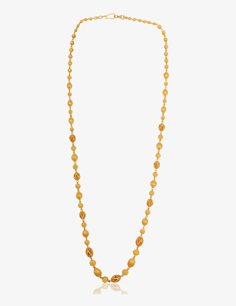 Stunning Golden Bead Chain - Chrome Hearts Dagger Necklace, transparent png